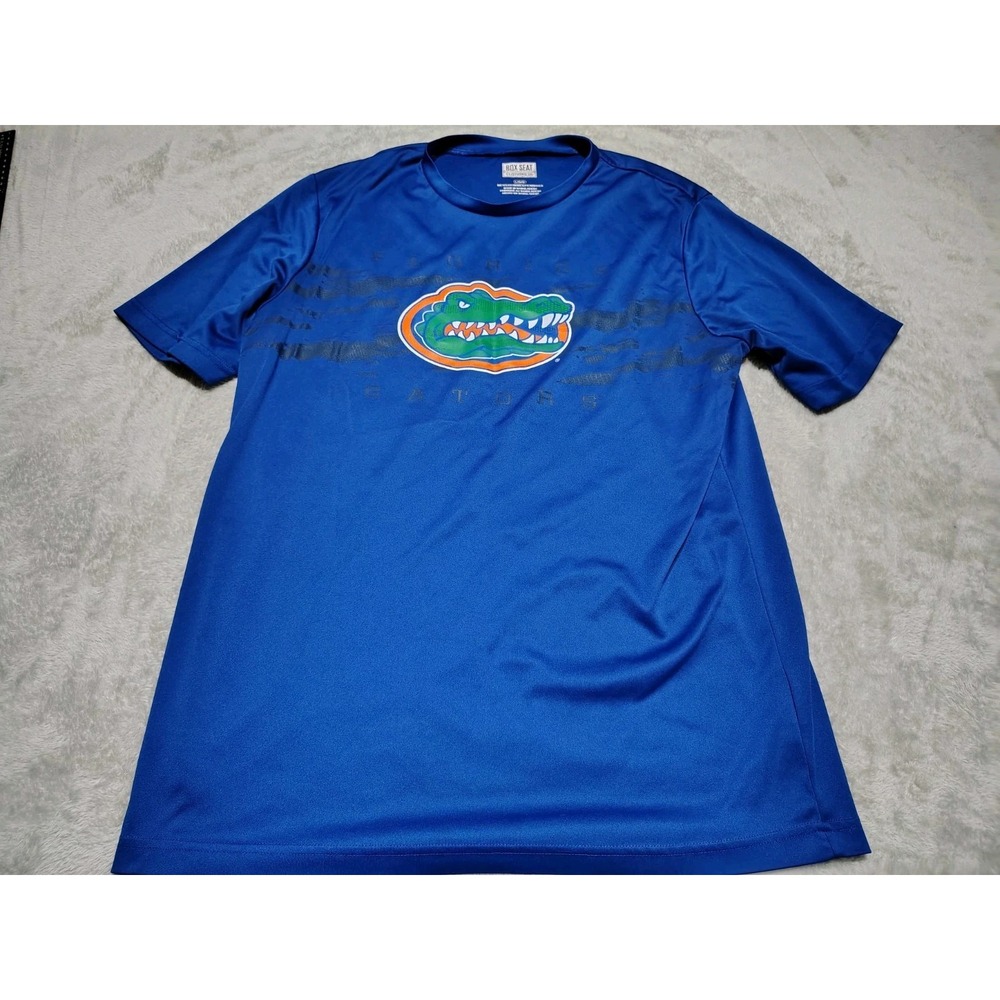 Florida Gators T-Shirt Men Large Blue Graphic Crewneck Box Seat Clothing Co‎